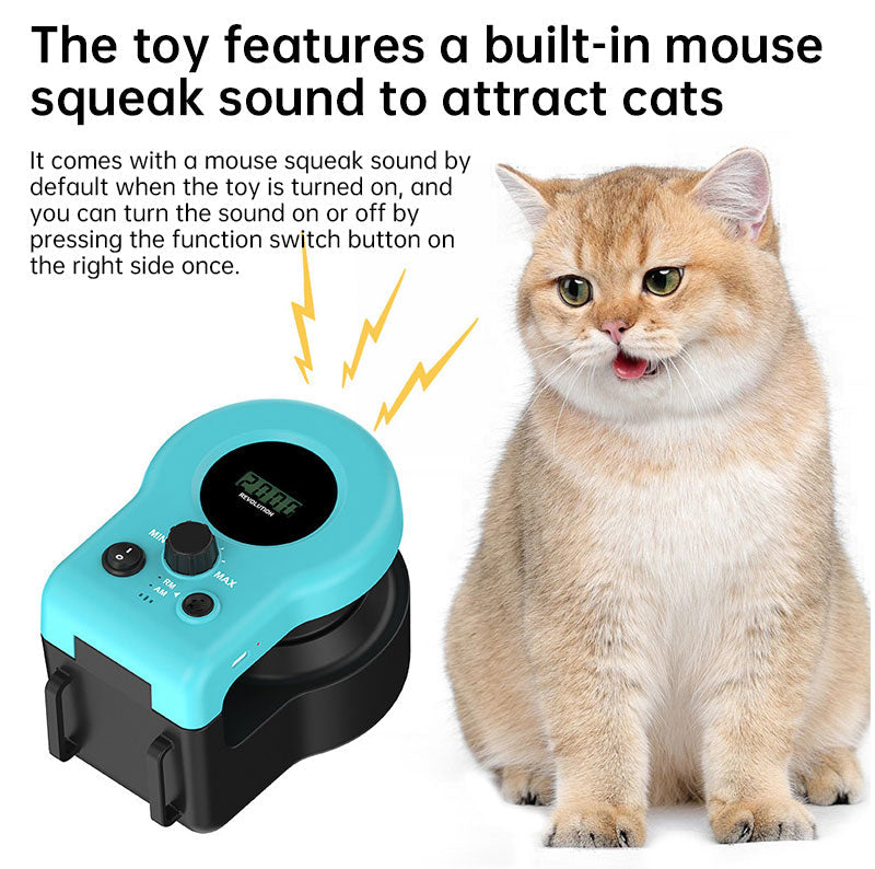 Interactive Cat Toy With Automatic Simulated Hunting
