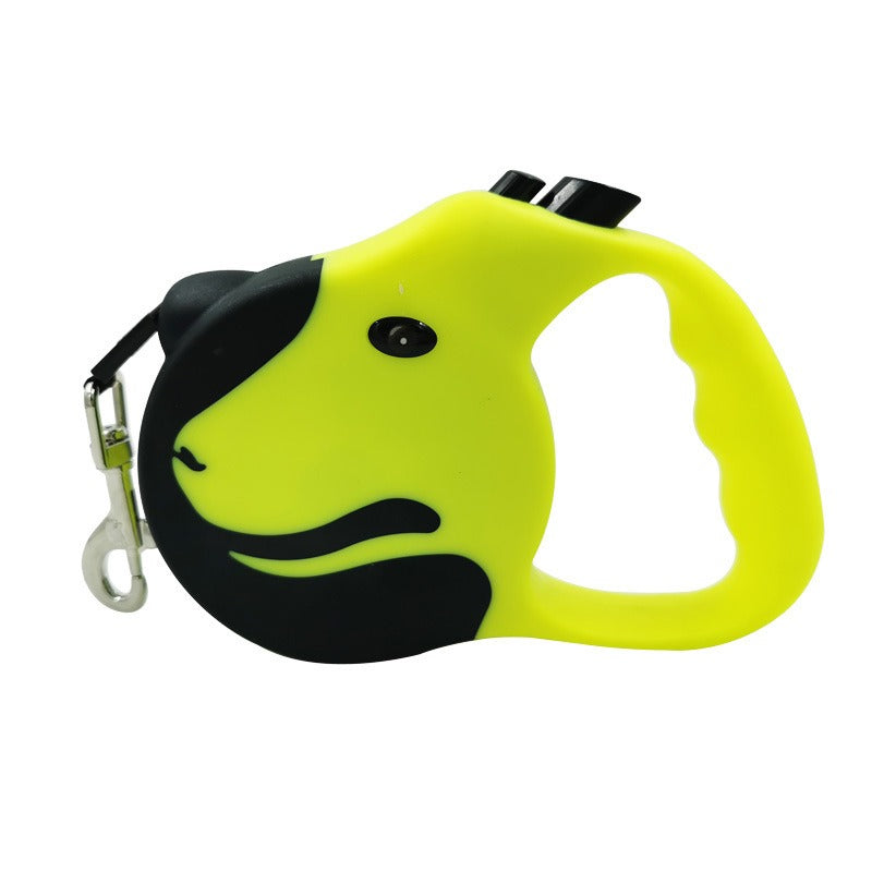 Retractable Dog Leash With One-Hand Lock Control