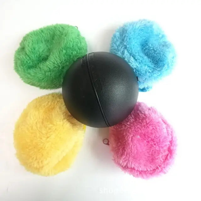 Rolling Robot Floor Sweeper Ball with Microfiber Covers