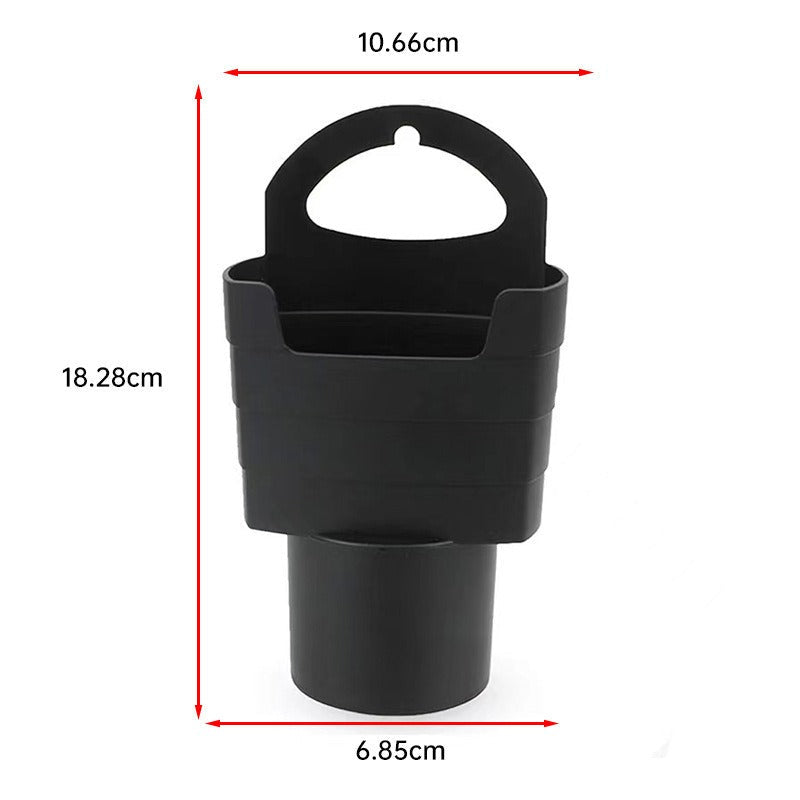 Car Cup Holder Organizer with Fry Holder & Sauce Tray