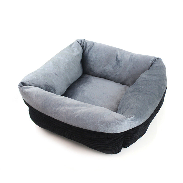 Plush Cat Bed for Warm, Deep Sleep & Cozy Indoor Naps