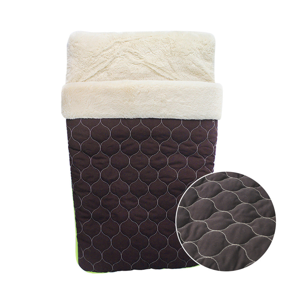 Quilted Cat Bed for Warm, Cushioned Indoor Resting