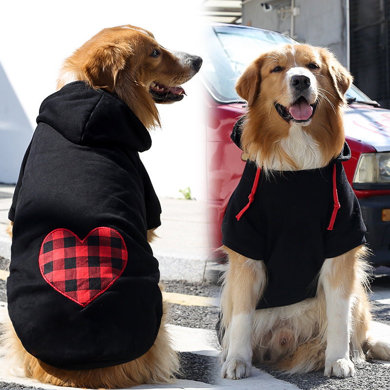 Fleece Dog Sweater for Warm Autumn & Winter Walks