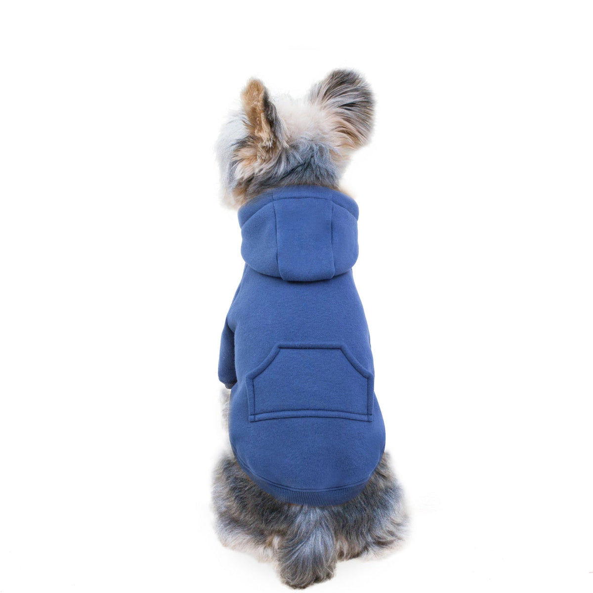 Hooded Fleece Dog Sweater for Cozy Winter Walks & Errands