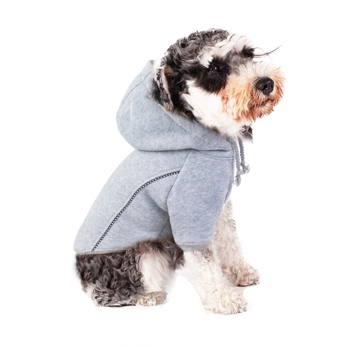 Dog Fleece Hooded Sweater for Comfortable Winter Walks
