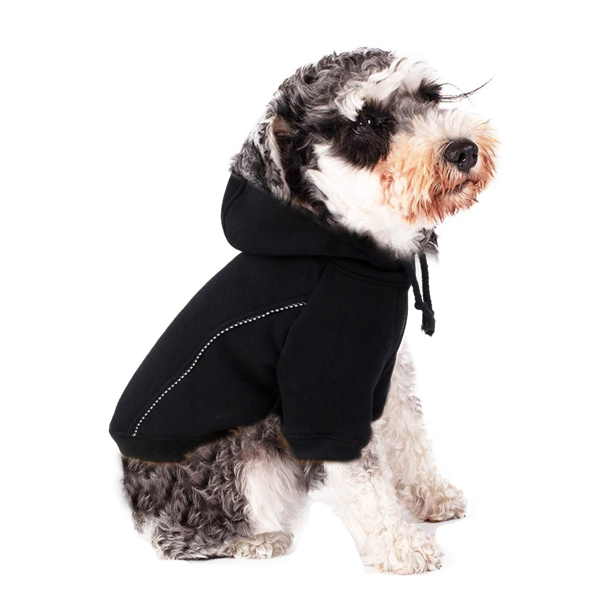 Dog Fleece Hooded Sweater for Comfortable Winter Walks