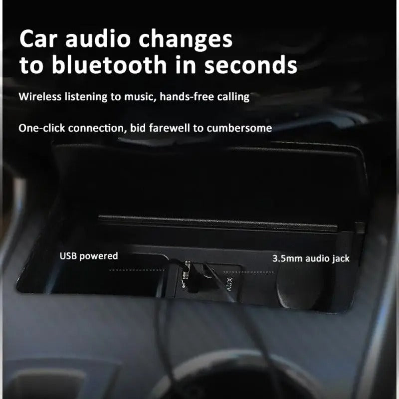 Car AUX Bluetooth Adapter: Wireless Music and Calls