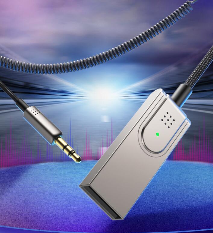 Car AUX Bluetooth Adapter: Wireless Music and Calls