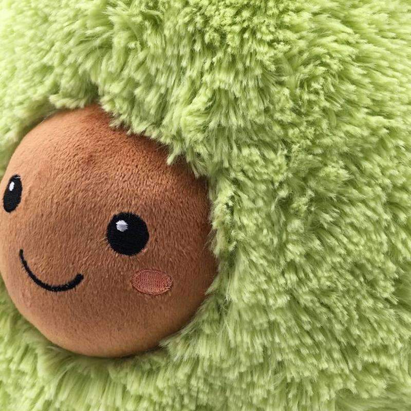 Avocado Plush Cushion for Cozy Cuddles and Cute Decor