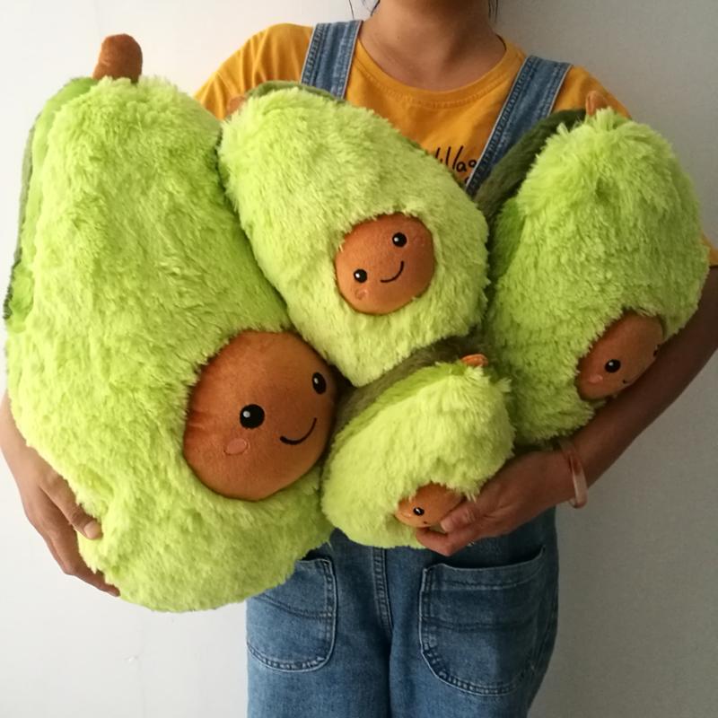 Avocado Plush Cushion for Cozy Cuddles and Cute Decor