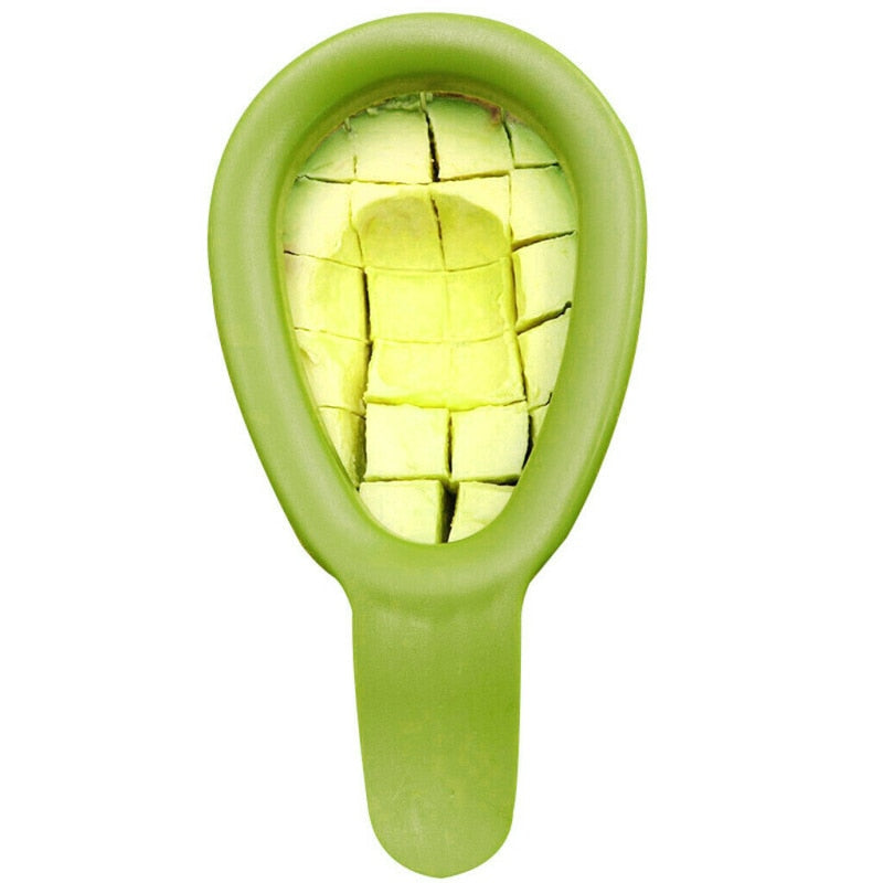 Avocado Slicer and Cube Cutter for Even Avocado Dice