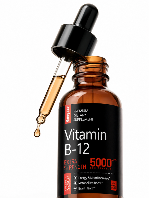 Vitamin B‑12 Liquid Supplement — Extra Strength 5000 MCG