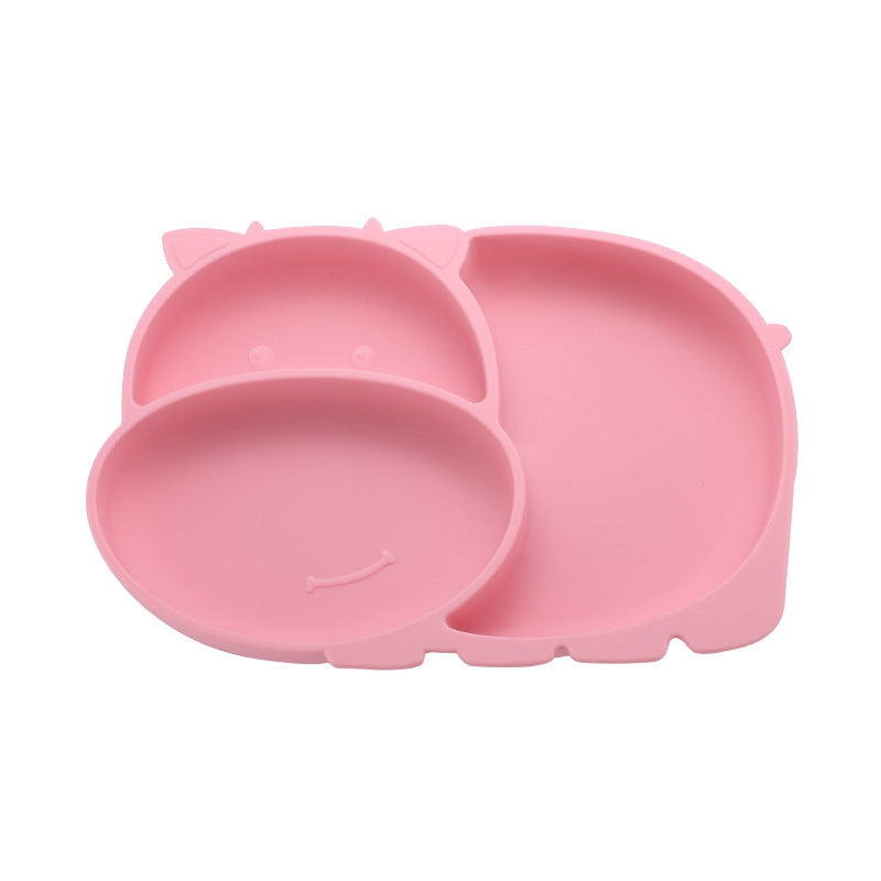 Silicone Baby Feeding Plate Set for Less Messy Meals