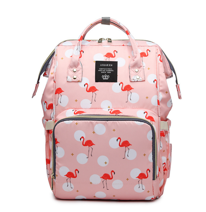Large Diaper Backpack With Bottle Storage Organizer