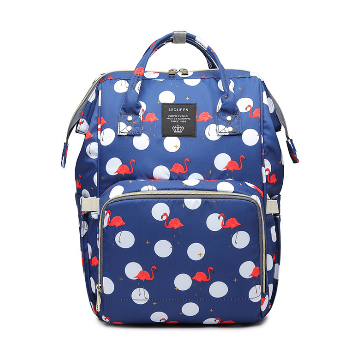 Large Diaper Backpack With Bottle Storage Organizer
