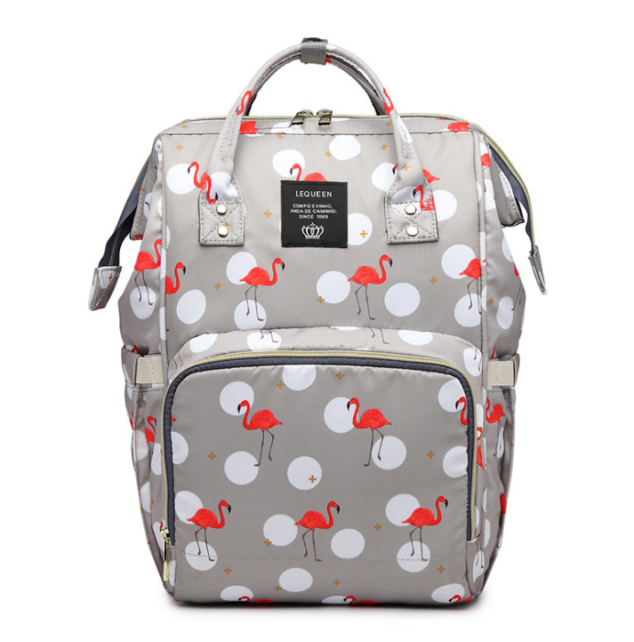 Large Diaper Backpack With Bottle Storage Organizer