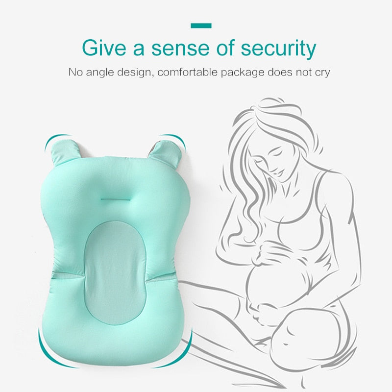 Baby Bath Support Cushion for Gentle Newborn Comfort