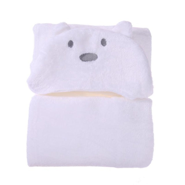 Baby Hooded Bath Towel Wrap for Cozy Post-Bath Warmth