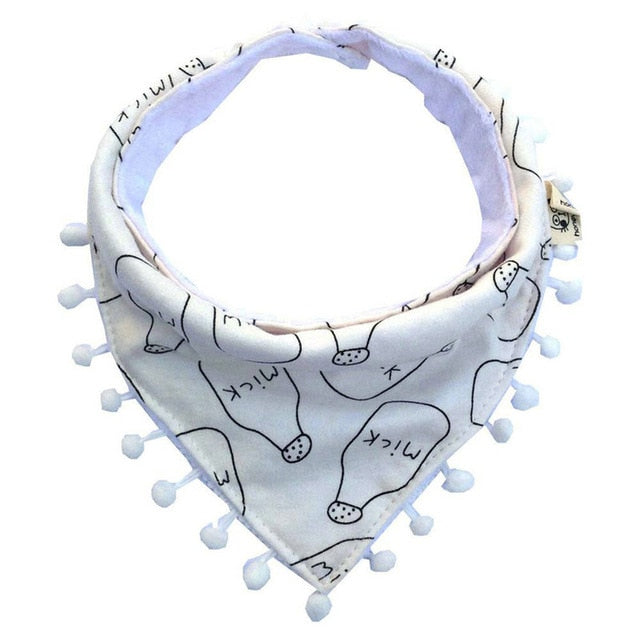 Cotton Waterproof Baby Bibs for Drool & Feeding Messes