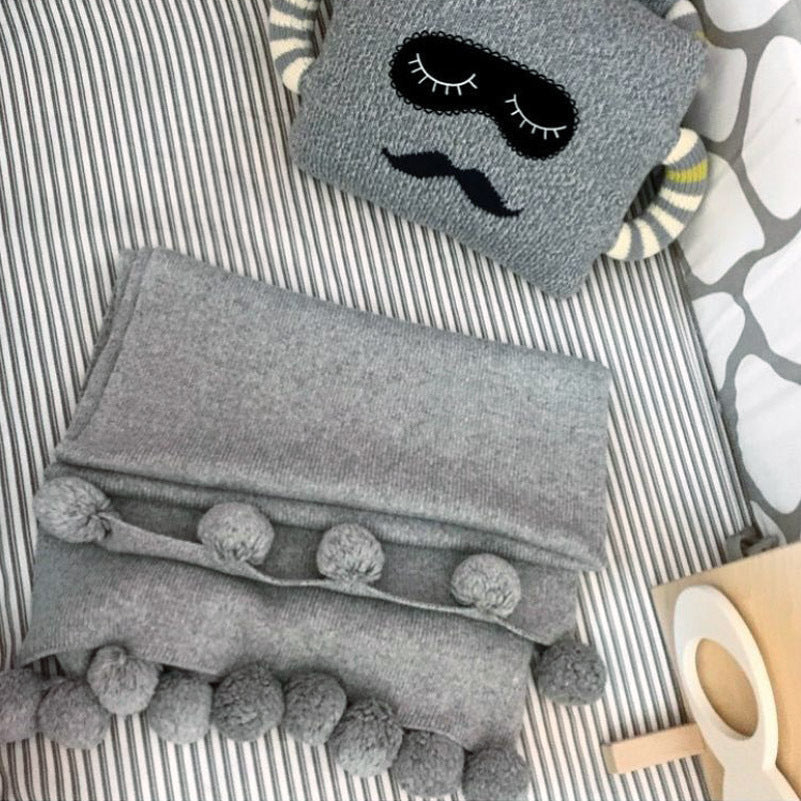 Knitted Baby Blanket for Cozy Naps and Nursery Comfort
