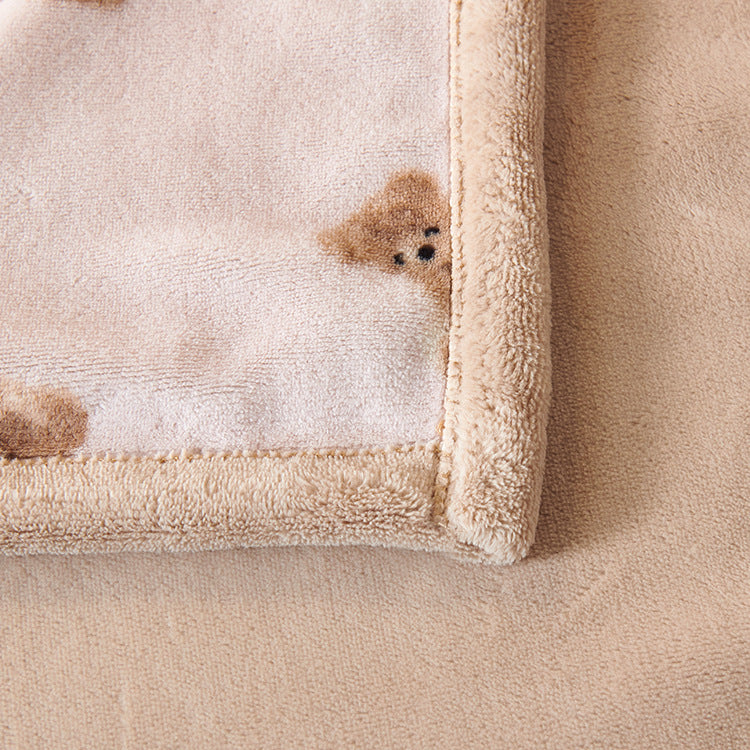 Baby Blanket — Double-Layer Winter Fleece Warmth