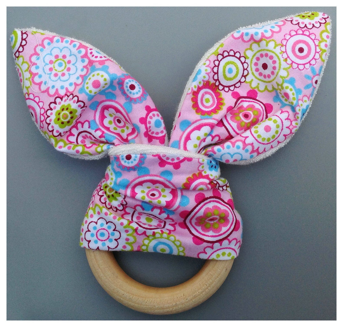 Baby Bunny Ear Teether for Gentle Teething Comfort