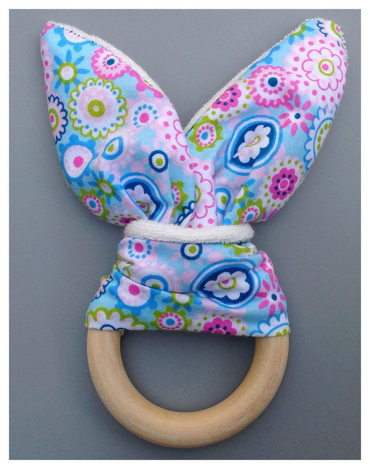 Baby Bunny Ear Teether for Gentle Teething Comfort