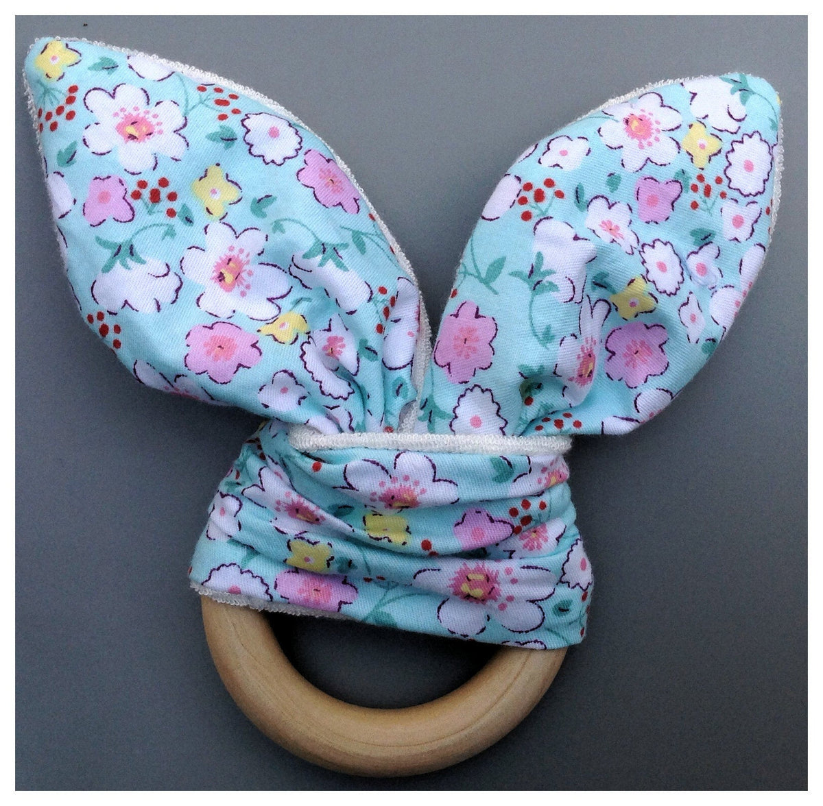 Baby Bunny Ear Teether for Gentle Teething Comfort