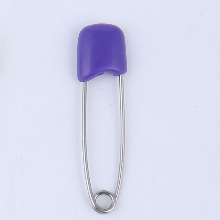 Baby Safety Pins with Covered Closures for Clothing Care