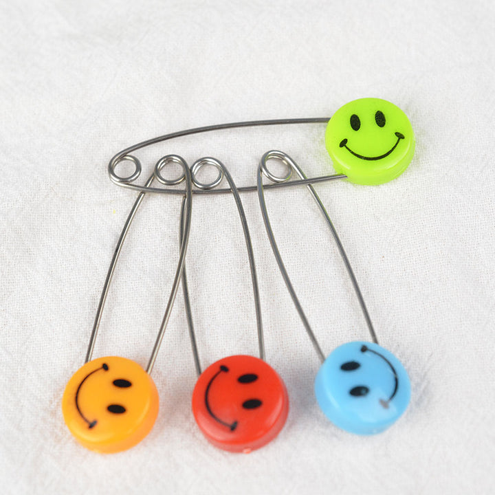 Baby Safety Pins with Covered Closures for Clothing Care