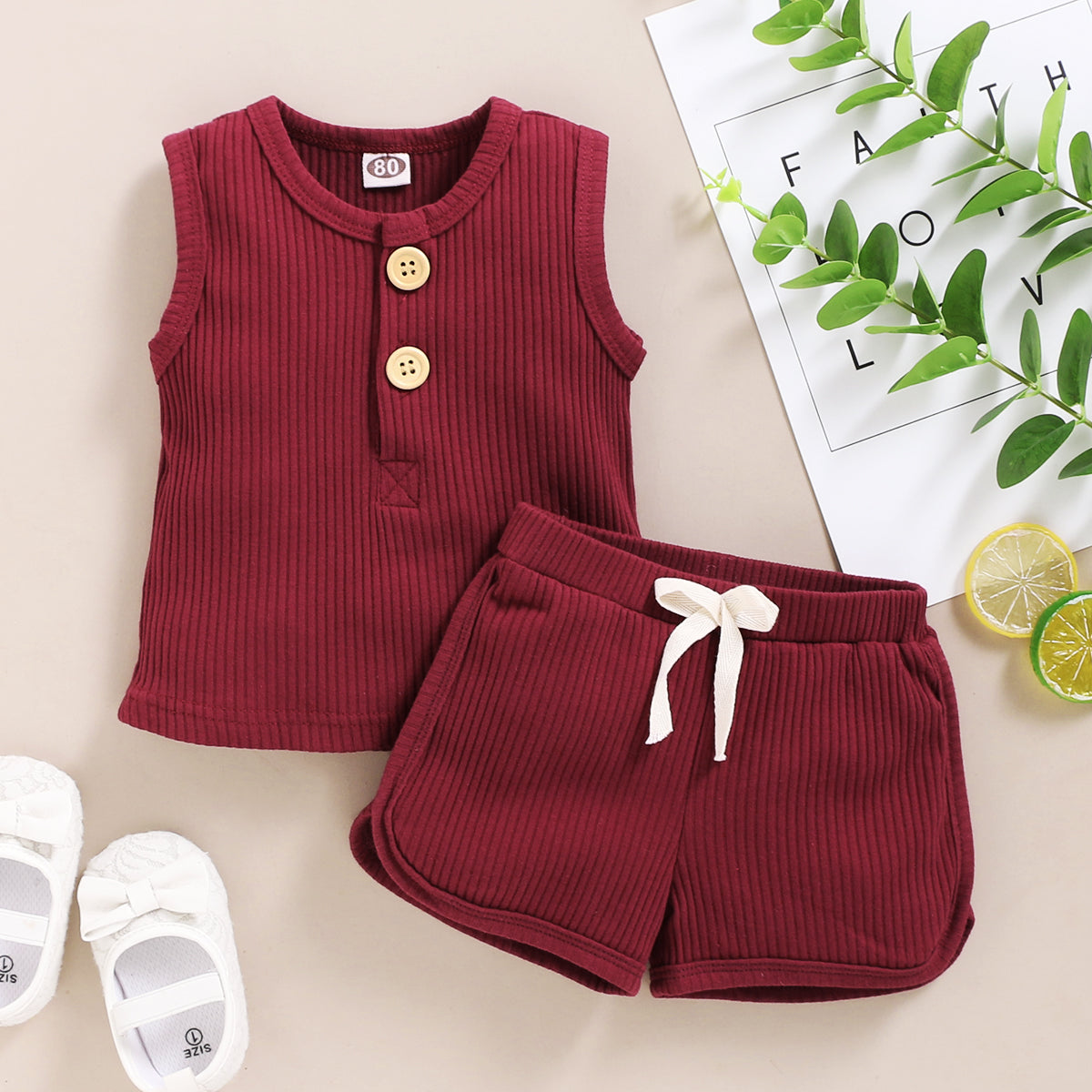 Toddler Vest and Shorts Set for Easy Summer Outfits