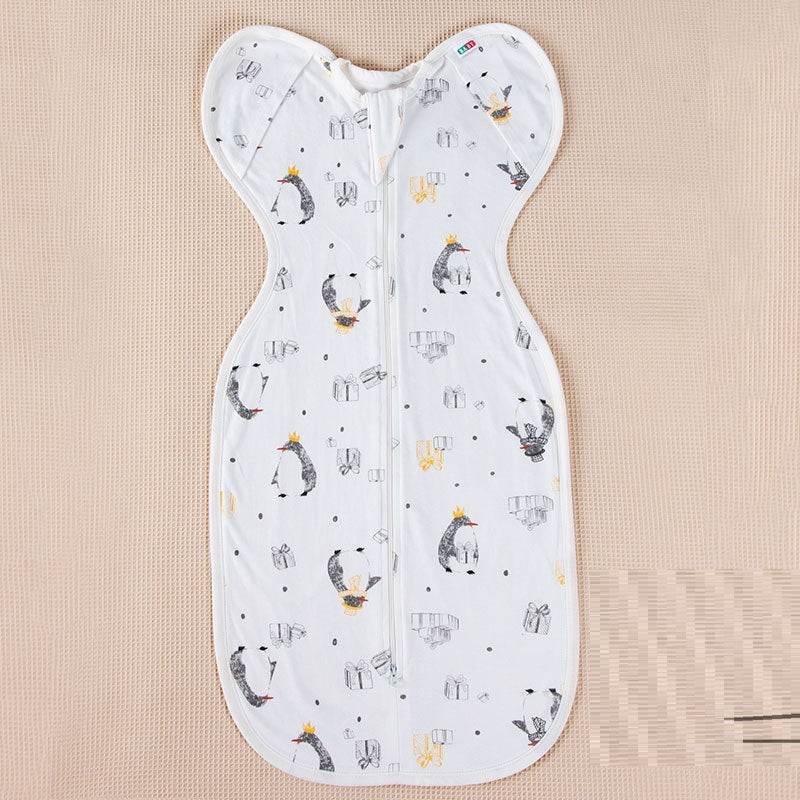 Baby Cotton Sleeping Bag for Covered Sleep Comfort