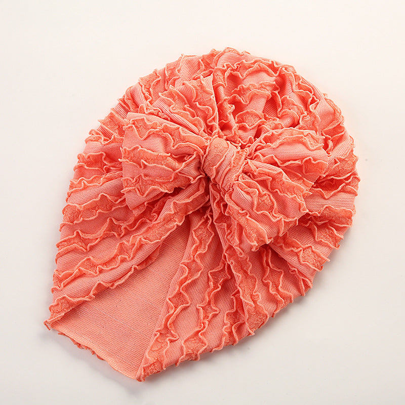 Baby Bow Cap | Stretchy Charm for Everyday Outfits