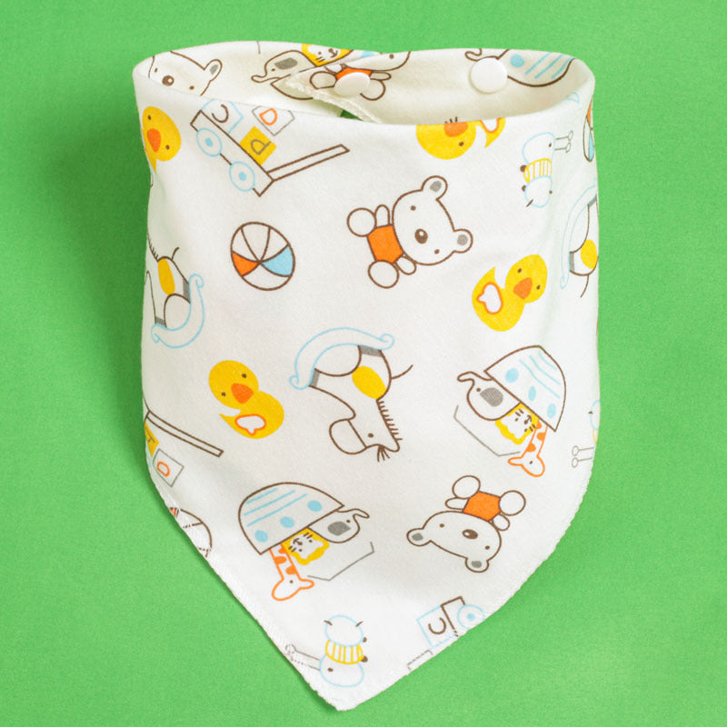 Baby Triangle Drool Bib with Snap Closure, Set