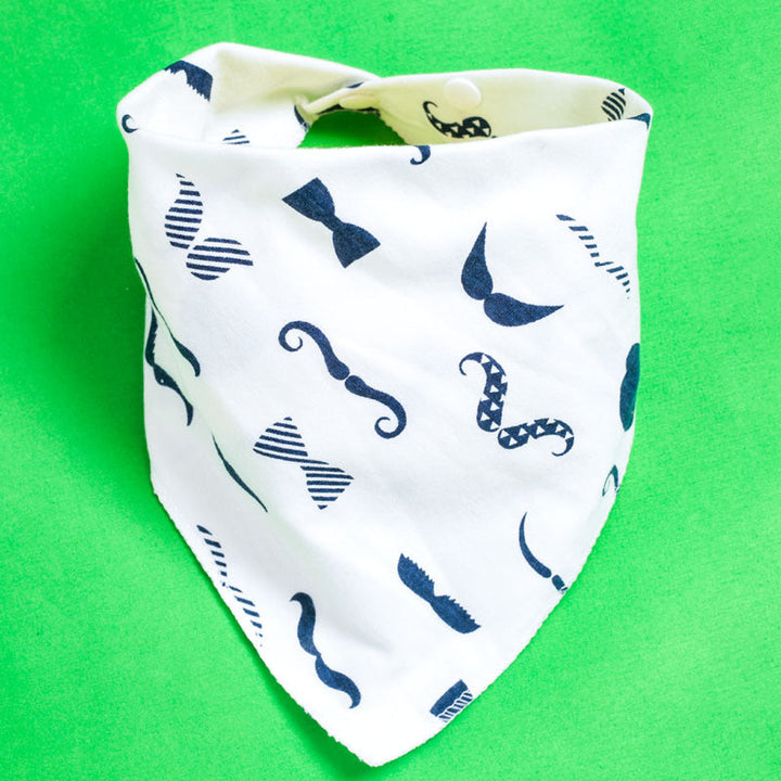 Baby Triangle Drool Bib with Snap Closure, Set