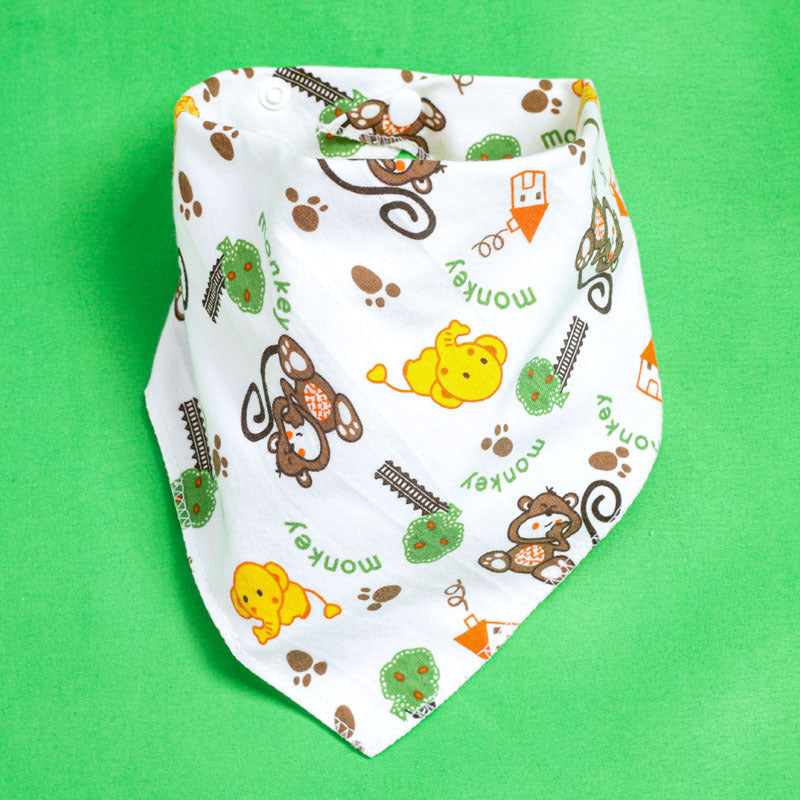 Baby Triangle Drool Bib with Snap Closure, Set