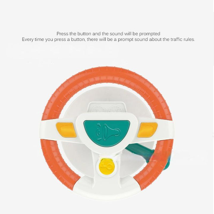 Baby Steering Wheel Toy for Screen-Free Learning Play