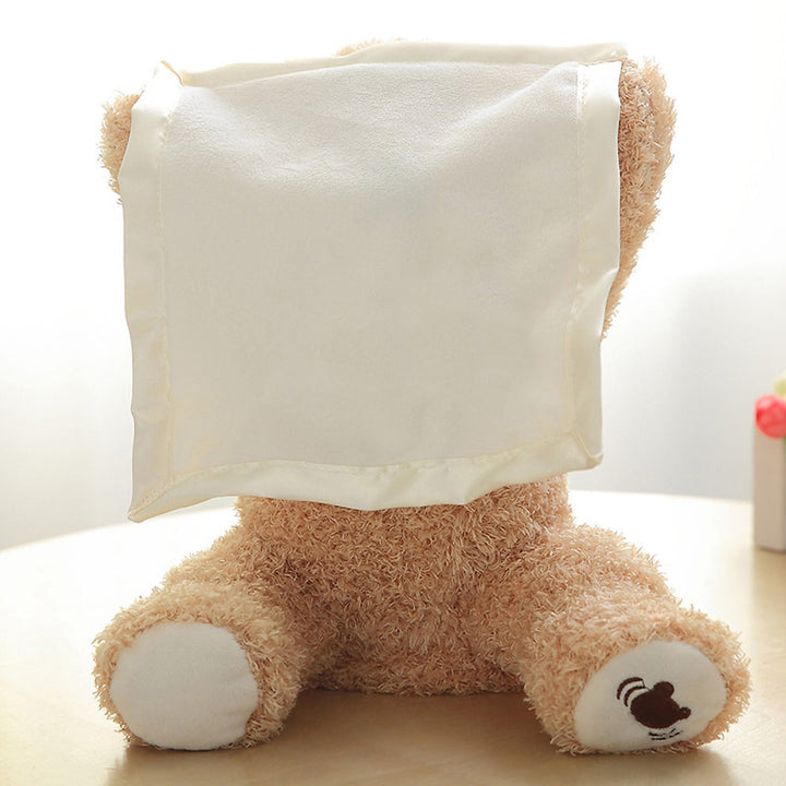 Interactive Peekaboo Teddy Bear for Screen-Free Fun