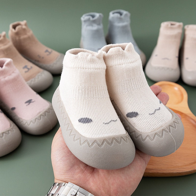 Baby First-Walker Shoes with Soft Flexible Rubber Soles