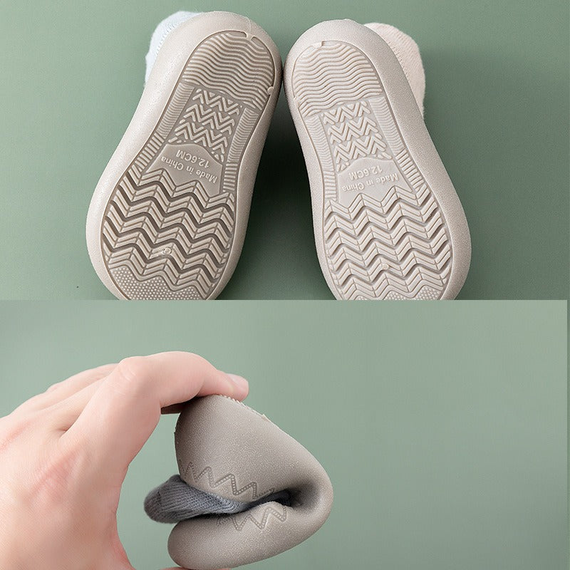 Baby First-Walker Shoes with Soft Flexible Rubber Soles