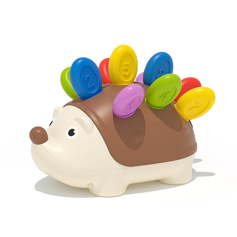 Hedgehog Matching Puzzle Toy for Fine-Motor Skills