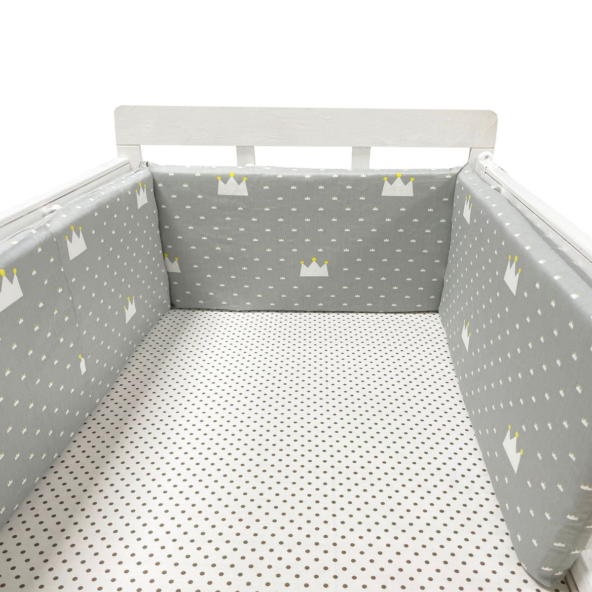 Baby Bed Fence With Soft Full-Length Fall Protection