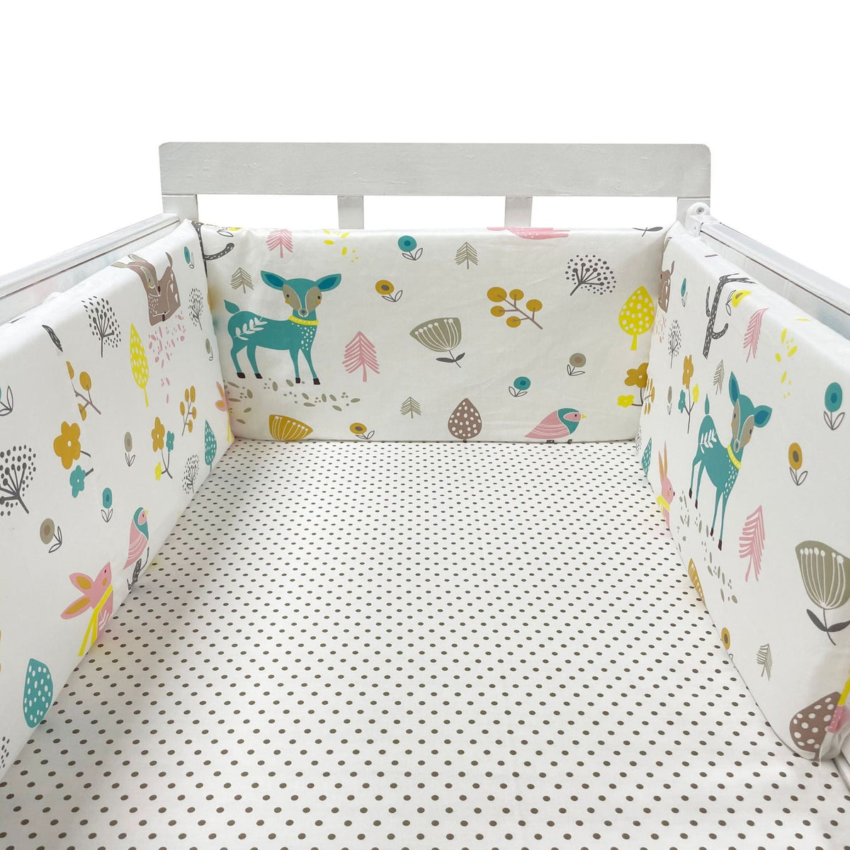 Baby Bed Fence With Soft Full-Length Fall Protection