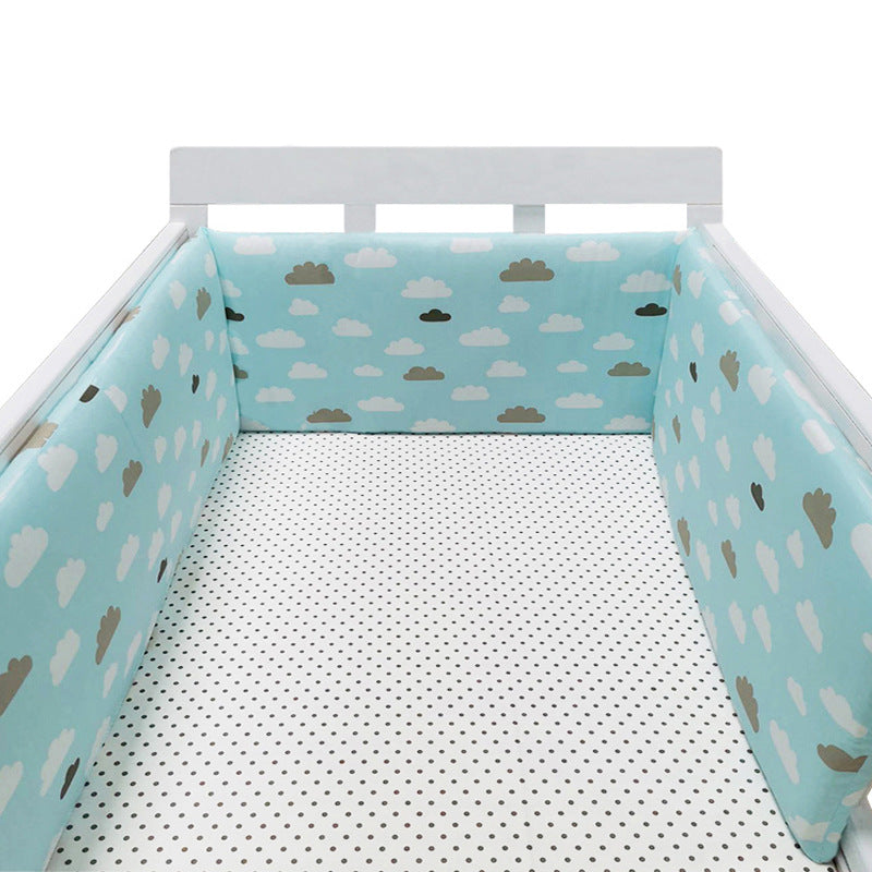 Baby Bed Fence With Soft Full-Length Fall Protection