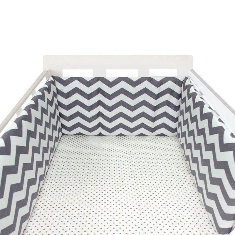 Baby Bed Fence With Soft Full-Length Fall Protection