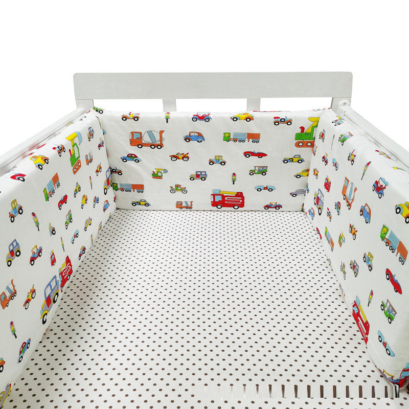 Baby Bed Fence With Soft Full-Length Fall Protection