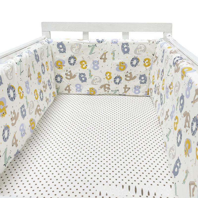 Baby Bed Fence With Soft Full-Length Fall Protection