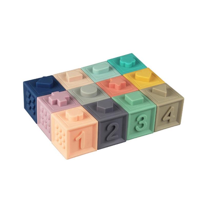 Baby Sensory Blocks for Teething, Stacking and Learning