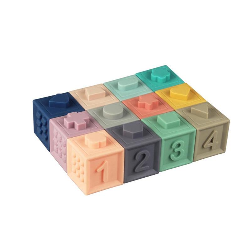 Baby Sensory Blocks for Teething, Stacking and Learning
