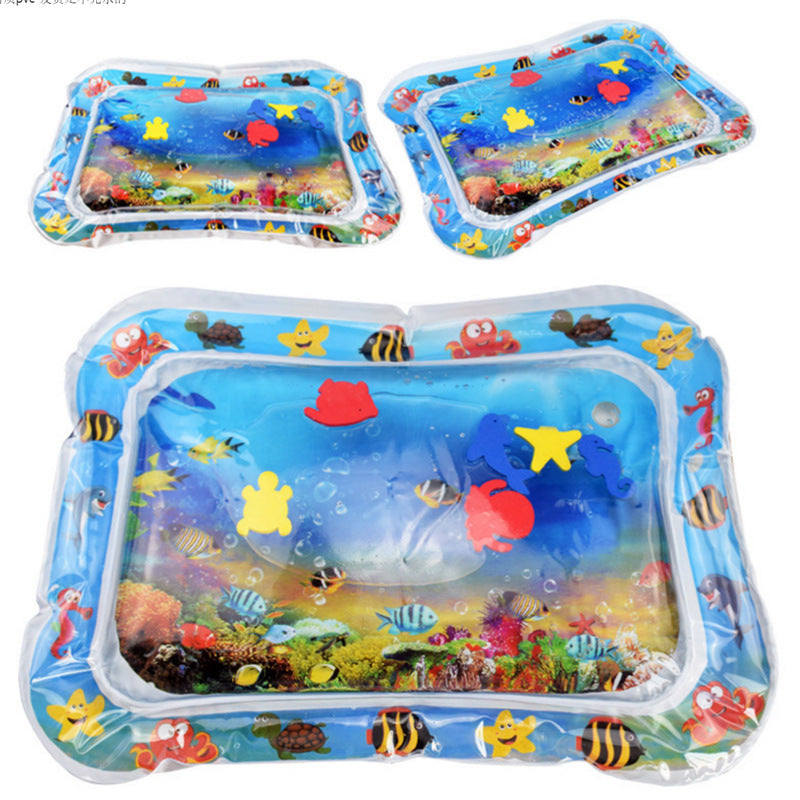 Inflatable Baby Water Mat for Tummy Time Sensory Play